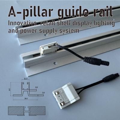 A-pillar double-sideddouble groove powersupply track rail