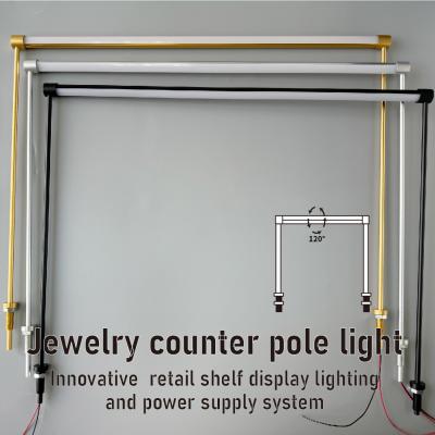 Jewelry counter pole light